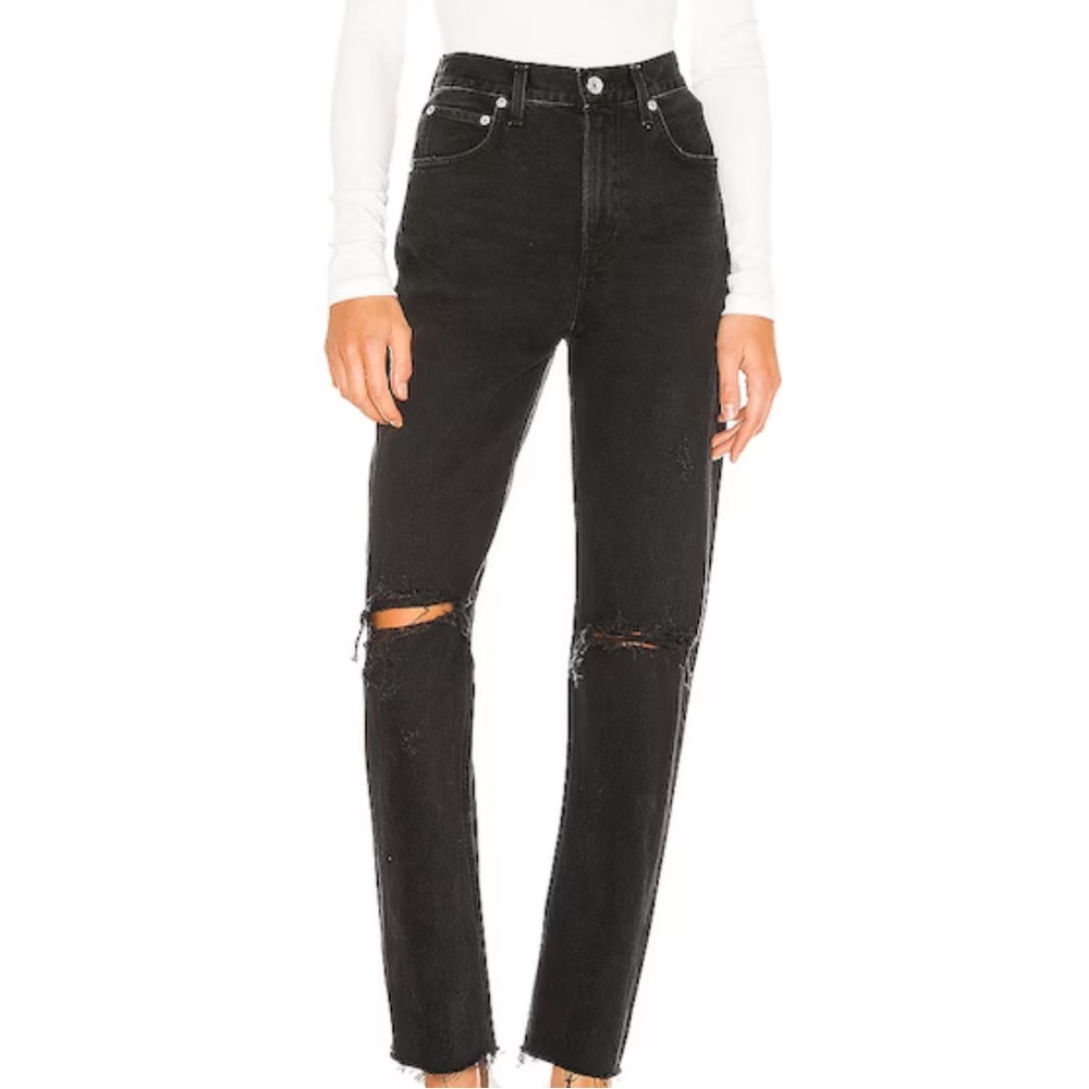 Agolde Cherie High Rise Straight black size 30